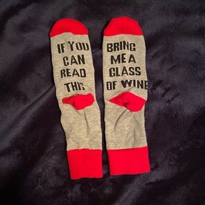 Women’s Funny Wine Crew Socks